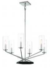  2495-572 - 6 LIGHT CHANDELIER