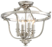 Minka-Lavery 3296-613 - Audrey's Point - 4 Light Semi Flush