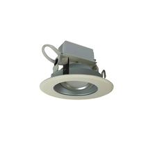  NLCBC-46935XHZWLE4EM - 4" Cobalt Adjustable LED Retrofit, 1000lm / 12W, 3500K, Haze Reflector / White Flange, 120V-277V