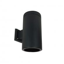  NYLI-6WI1BBB - 6" Cylinder, Black, Wall Mount, Incandescent, Refl., Black