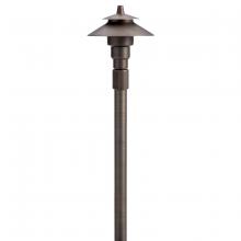 Kichler 15502CBR - 12V Small Adjustable Height Path Light Centennial Brass