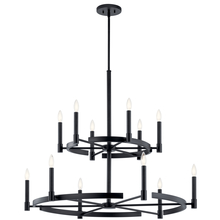  52428BK - Chandelier 12Lt