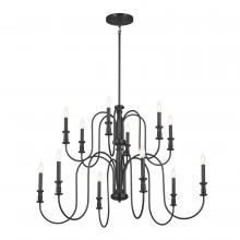  52472BK - Chandelier 12Lt