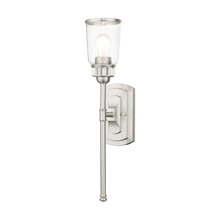  10511-91 - 1 Lt Brushed Nickel Single Sconce