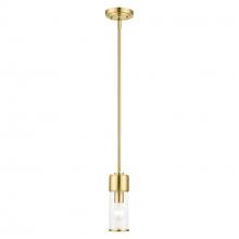  17140-12 - 1 Light Satin Brass Mini Pendant