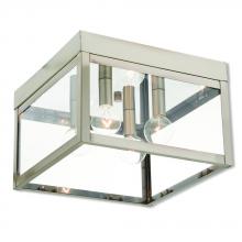  20589-91 - 4 Lt BN Outdoor Ceiling Mount