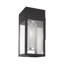  20762-04 - 1 Lt Black Outdoor Wall Lantern