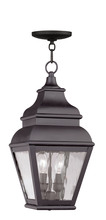  2604-07 - 2 Light Bronze Outdoor Chain Lantern