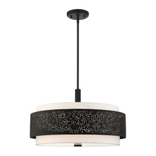  46255-04 - 5 Lt Black Chandelier