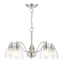  46335-91 - 5 Lt Brushed Nickel Chandelier