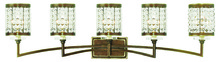  50565-64 - 5 Light Palacial Bronze Bath Light