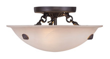  5624-07 - 3 Light Bronze Ceiling Mount