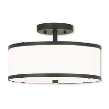  62627-07 - 2 Light Bronze Ceiling Mount