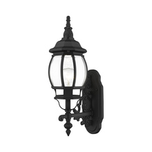  7520-14 - 1 Lt Textured Black Outdoor Wall Lantern