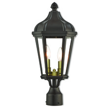  76188-07 - 2 Lt BZ Outdoor Post Top Lantern