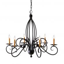 Meyda Green 115286 - 36" Wide Squire 6 Light Chandelier