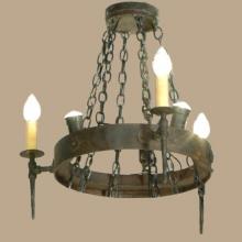  112811 - 27" Wide Warwick 6 Light Chandelier