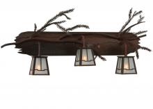  113088 - 32" Wide Pine Branch Valley View 3 Light Vanity Light