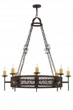  190078 - 48"W Toscano 8 LT Chandelier