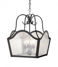  118186 - 16" Wide Terena 4 Light Pendant