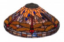  118711 - 17"W Tiffany Hanginghead Dragonfly Cone Shade