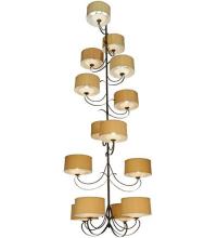  127593 - 60"W Sequoia 14 Arm Chandelier