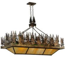  127596 - 60"L Pine Lake Oblong Inverted Pendant