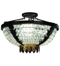  133099 - 20" Wide Chrisanne Crystal Flushmount