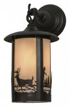  150384 - 7"W Fulton Deer Creek Hanging Wall Sconce