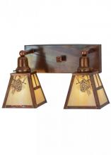  150764 - 17.5"W Winter Pine 2 LT Vanity Light