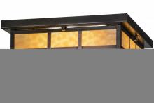  153662 - 16"Sq Hyde Park Double Bar Mission Flushmount