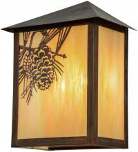  154452 - 12" Wide Seneca Winter Pine Wall Sconce