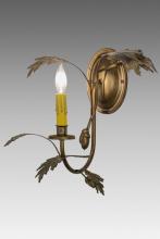  155013 - 11"W Oak Leaf & Acorn Wall Sconce