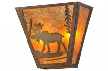  158334 - 13" Wide Moose Creek Wall Sconce