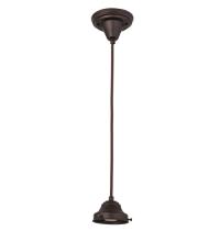  168509 - 4"W Revival Mahogany Bronze Pendant Hardware