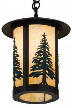  183605 - 10"W Fulton Tall Pines Pendant