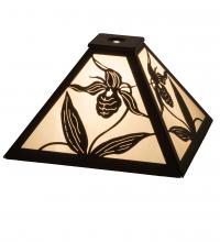  18790 - 11" Square Lady Slipper Shade