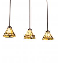  237619 - 42" Long Belvidere 3 Light Island Pendant