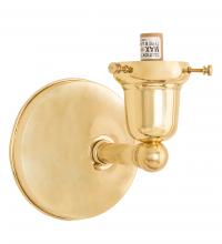  243627 - 5" Wide Polished Brass 1 Light Wall Sconce Hardware