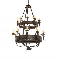  243889 - 48" Wide Costello 20 Light Two Tier Chandelier