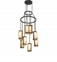  246501 - 30" Wide Cartier 9 Light Cascading Chandelier