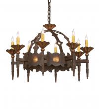  250741 - 28" Wide Antibes 8 Light Chandelier