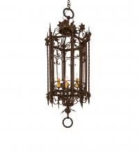  250746 - 28" Wide Gordes 3 Light Chandelier