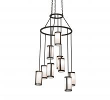  251320 - 35" Wide Cartier 9 Light Chandelier