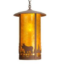  28792 - 16" Wide Fulton Moose Creek Pendant