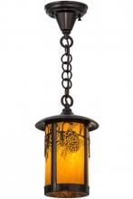  43878 - 8"W Fulton Winter Pine Pendant