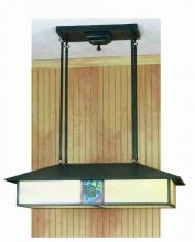  56401 - 35"L Winter Pine Oblong Pendant