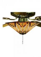  73124 - 17" Wide Nuevo Mission Fan Light Fixture