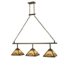  73874 - 46" Long Nuevo Mission 3 Light Island Pendant