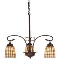  74059 - 24" Wide Terra Bone 3 Light Chandelier